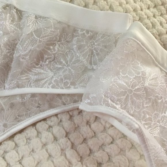 VICTORIA'S SECRET FASHION SHOW -  LUXE Winter Sparkly Cheeky Panty - NWT (M) - Picture 6 of 6